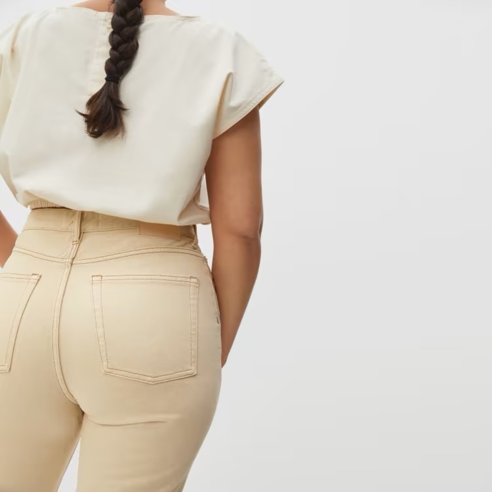 Everlane 90s cheeky jean in clay